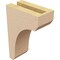 Ekena Millwork 3"W x 6"D x 9"H Classic Legacy Rough Cedar Woodgrain TimberThane Corbel, Primed Tan CORUR03X06X09LGYRCPR - alternate 6